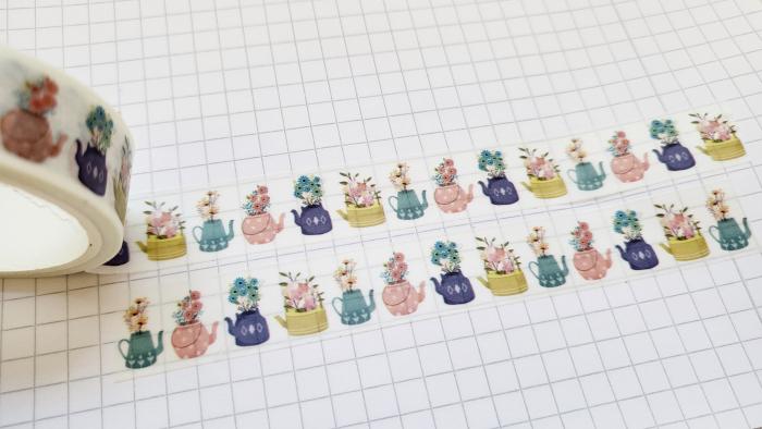 Washi Tape Blumentöpfe